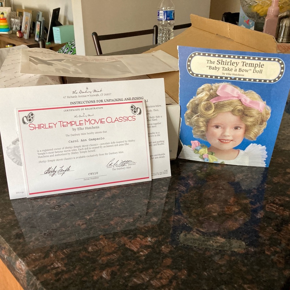 NWT - Shirley Template Baby Take A Bow Doll